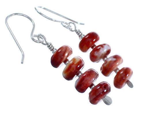 Oyster Shell Authentic Sterling Silver Bead Hook Dangle Earrings BX120541